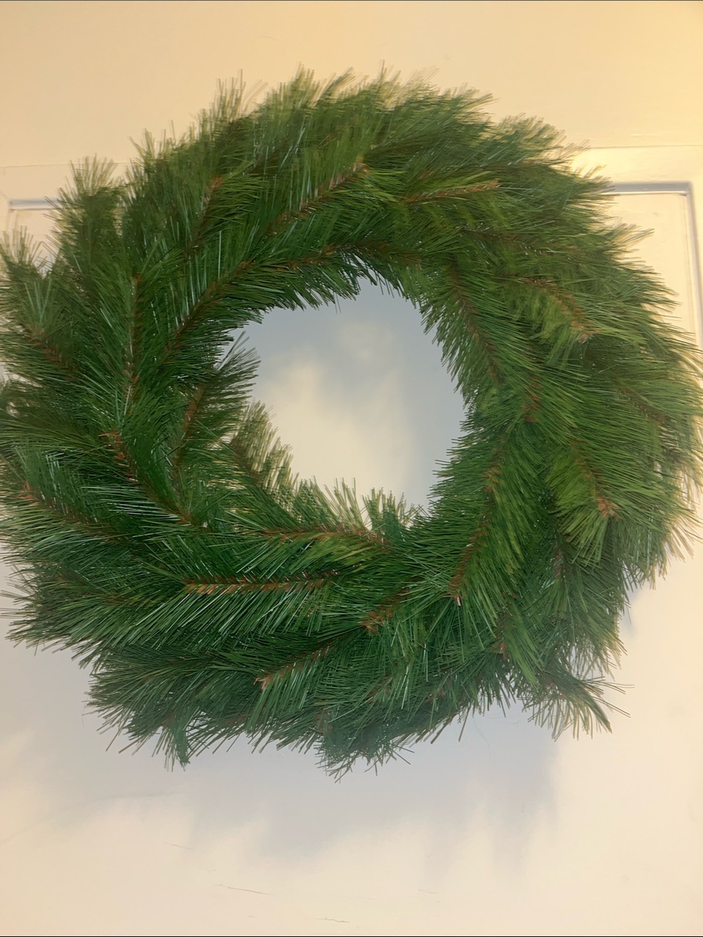 Evergreen Pine Holiday Wreath in Green - Unbranded